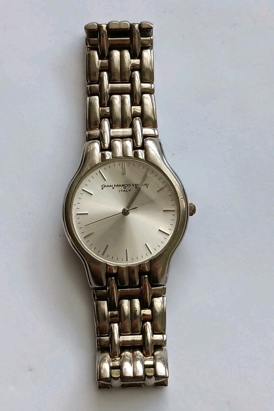 *RUNS* Gian Marco Venturi Sport Watch Stainless Mens Designer