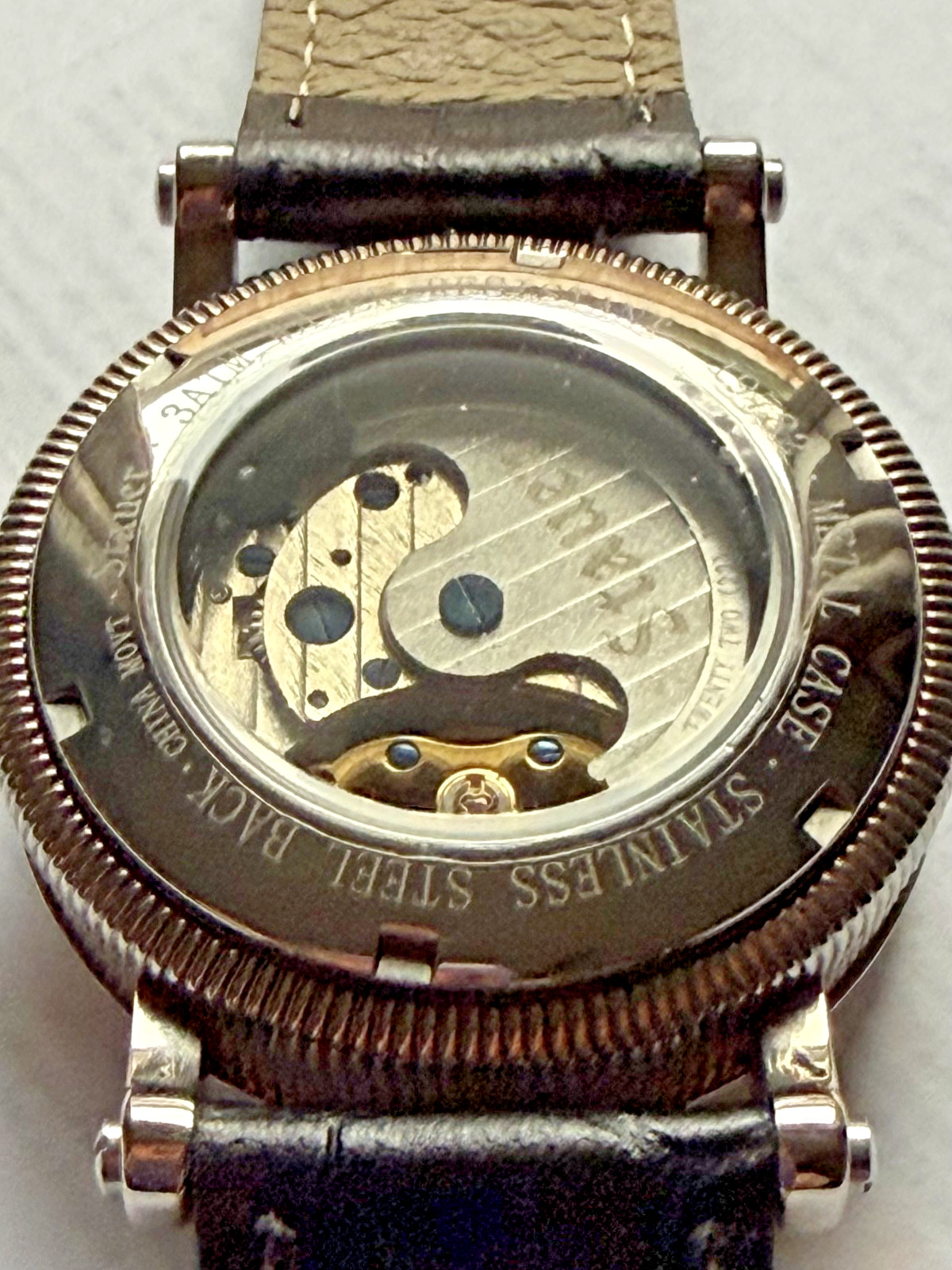 STAUER AUTOMATIC MOVEMENT MEN’S WATCH 19782 NEW /OLD STOCK