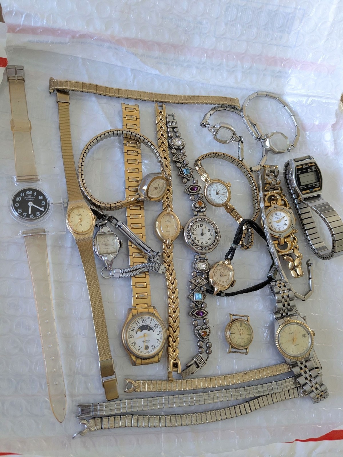 Vintage Women’s Watch Lot Elgin Waltham Timex Citizen Gold Filled Others