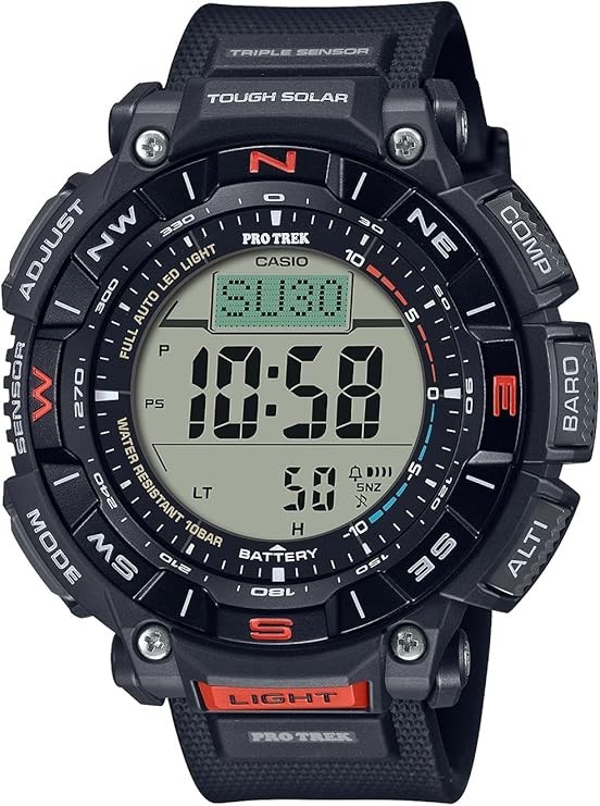Casio Pro Trek PRG-340-1JF Solar Triple Sensor Biomass Resin 100M Compass JP