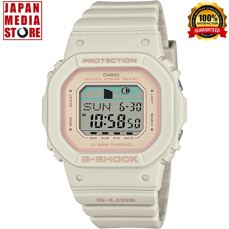 CASIO G-SHOCK GLX-S5600-7JF G-LIDE Beige Tide Moon Data Digital Women Watch NEW