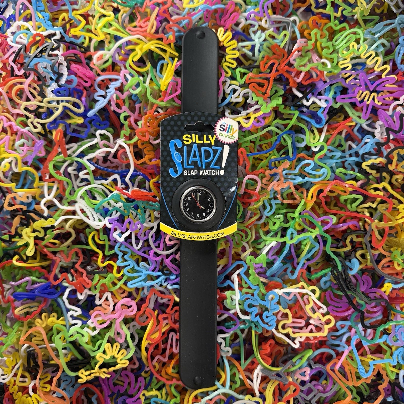 Sillybandz Slap Watch Silly Slapz Y2K Black Adult Size *Needs New Battery* NEW