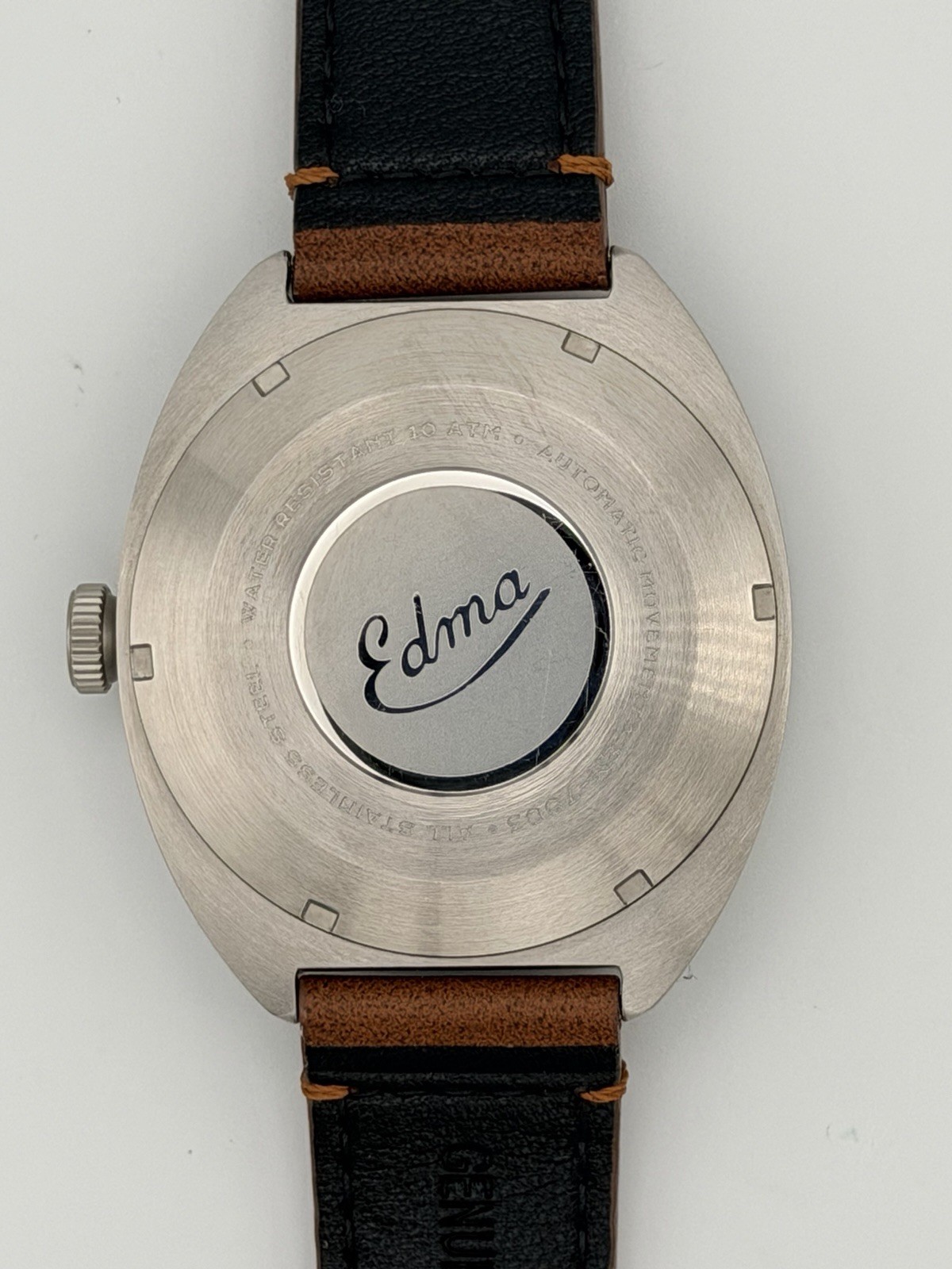 Swiss-made Edma automatic watch with TMI NH15A Japanese auto movement-21 jewels