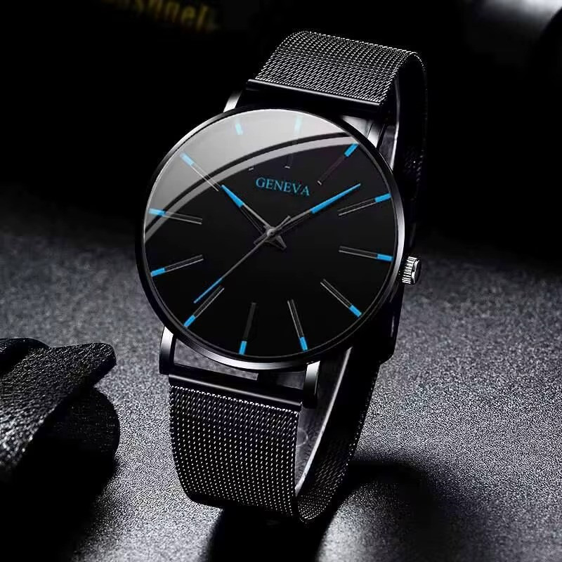 Waterproof Men’s Watch Stainless Steel Quartz Luminous Classic Watches Business