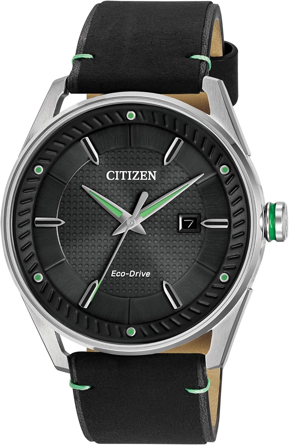 Citizen Men’S Sport Casual 3-Hand Eco-Drive Watch, Date, Patterned Dial