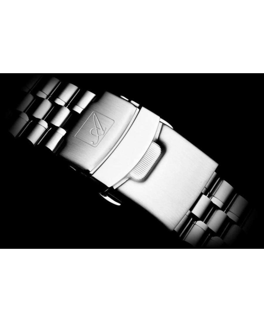 ADRIATICA Men Quartz Casual Watch Classic Dress Blue Dial Waterproof Swiss 40mm