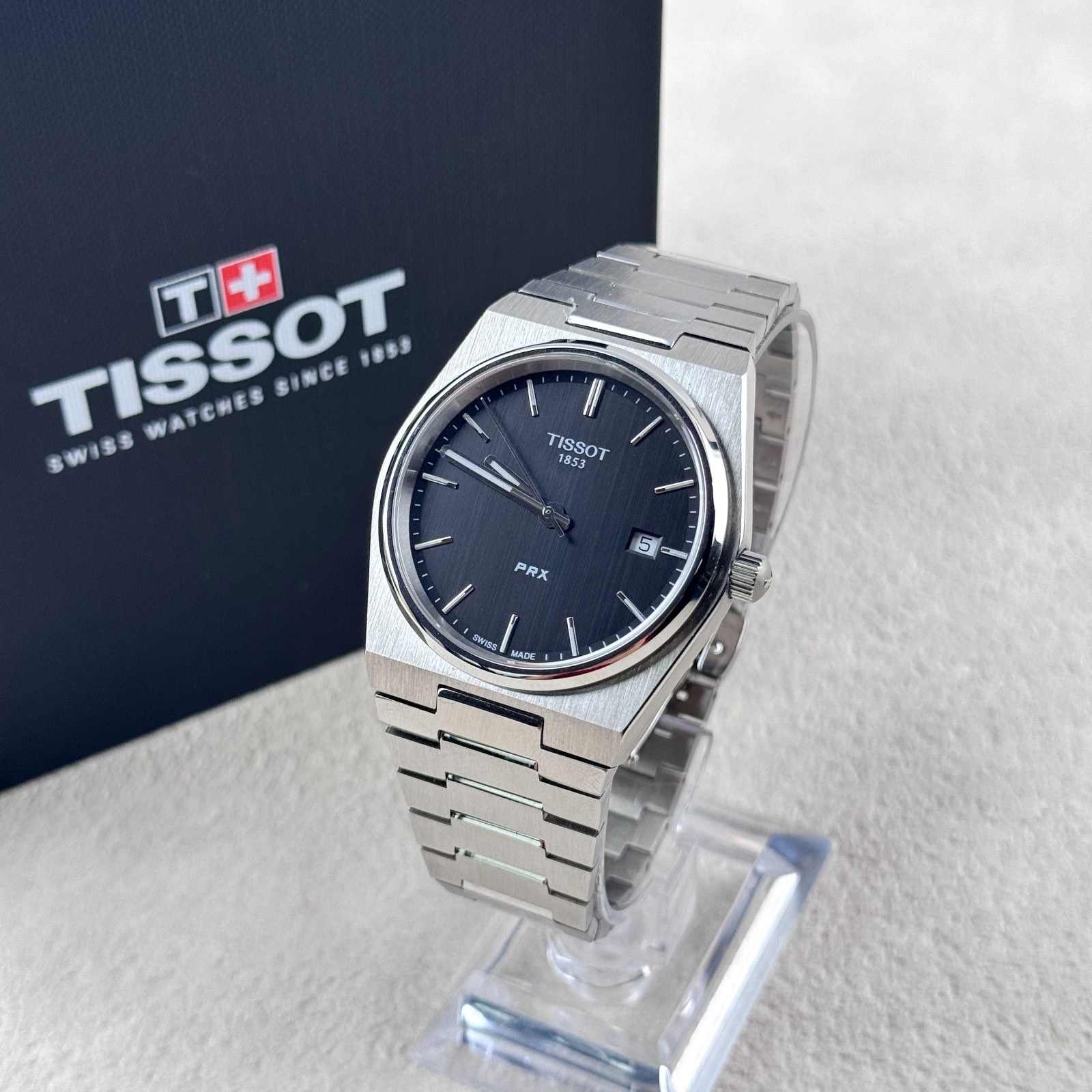 Tissot Classic PRX 40mm Black Dial Quartz Men’s Watch T137.410.11.051.00