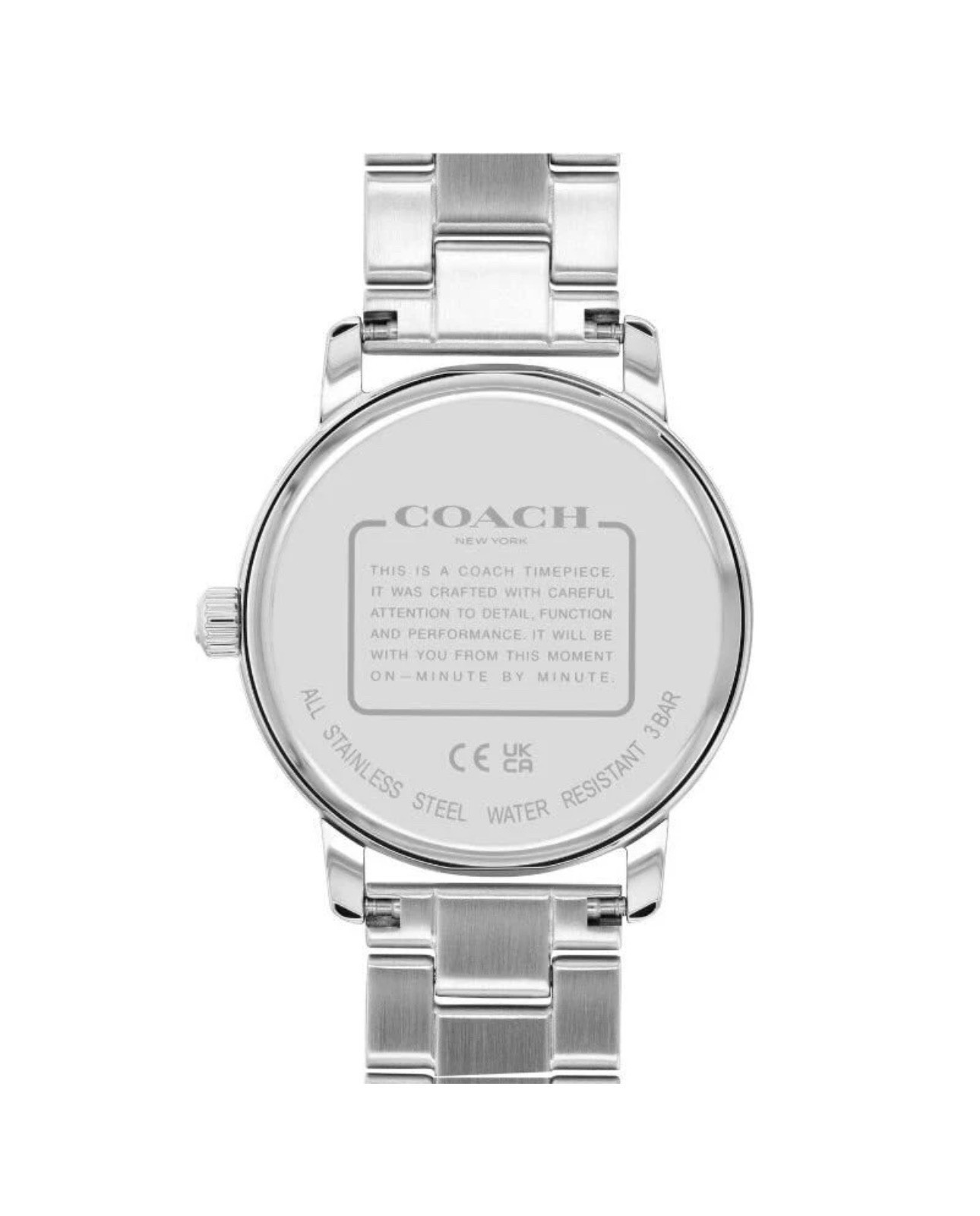 COACH 14503968 SILVER MULTICOLOR DIAL SILVER TONE STAINLESS STEEL WOMENS WATCH