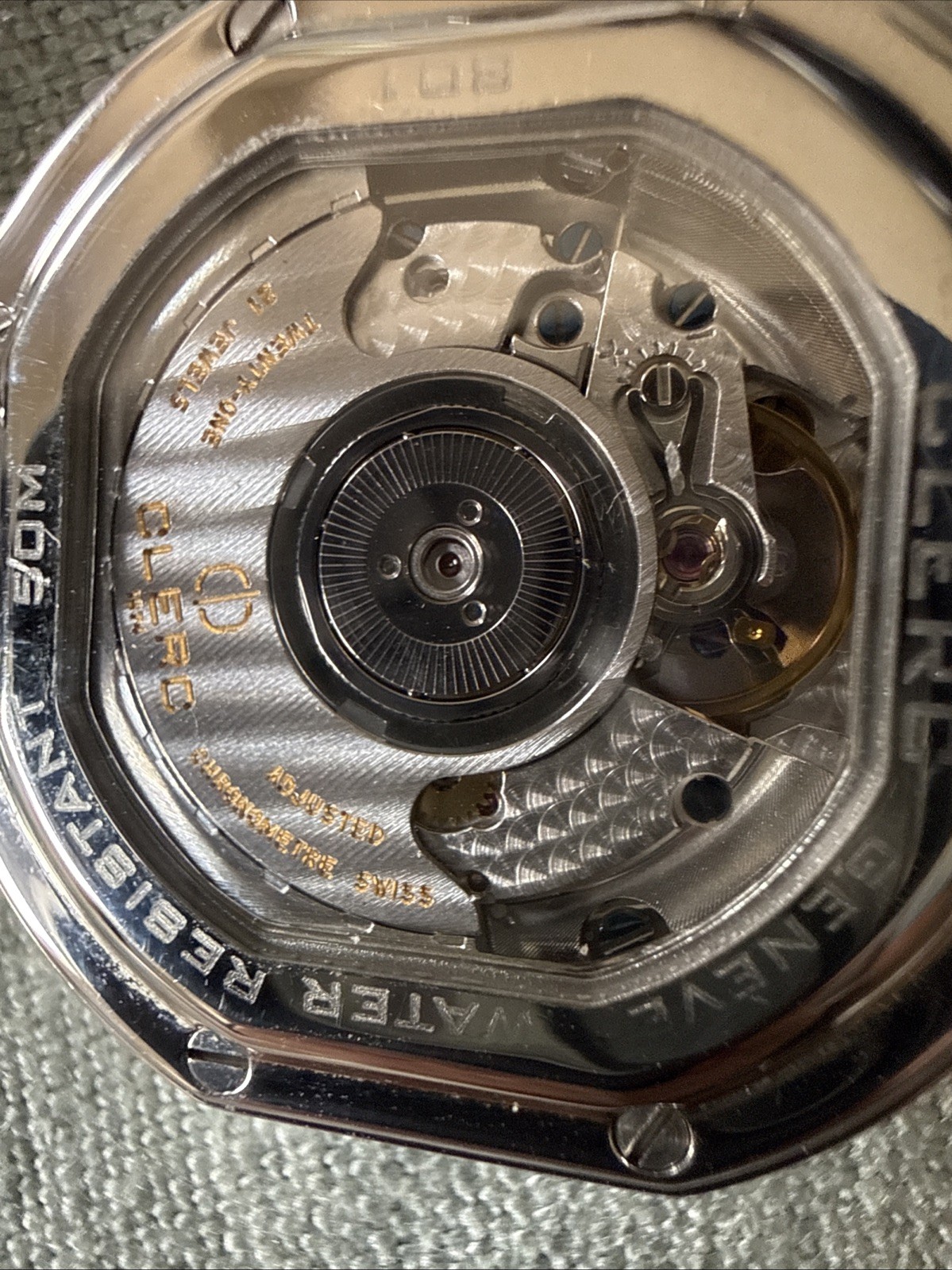 CLERC CHRONOMETER Geneve STAINLESS STEEL BRACELET AUTOMATIC DATE