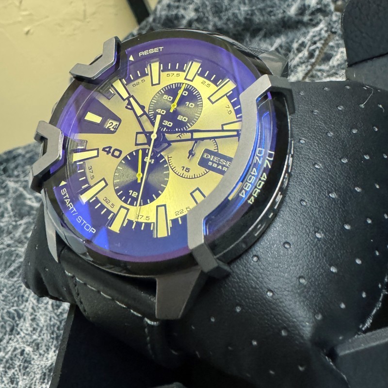 Diesel Griffed Chronograph Multicolour Dial Quartz DZ4584 Men’s Watch