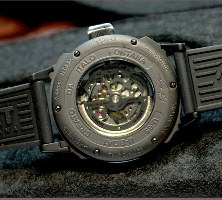 U-Boat U-65 Automatic 44mm 5atm Ref.: 3349 Black Unworn