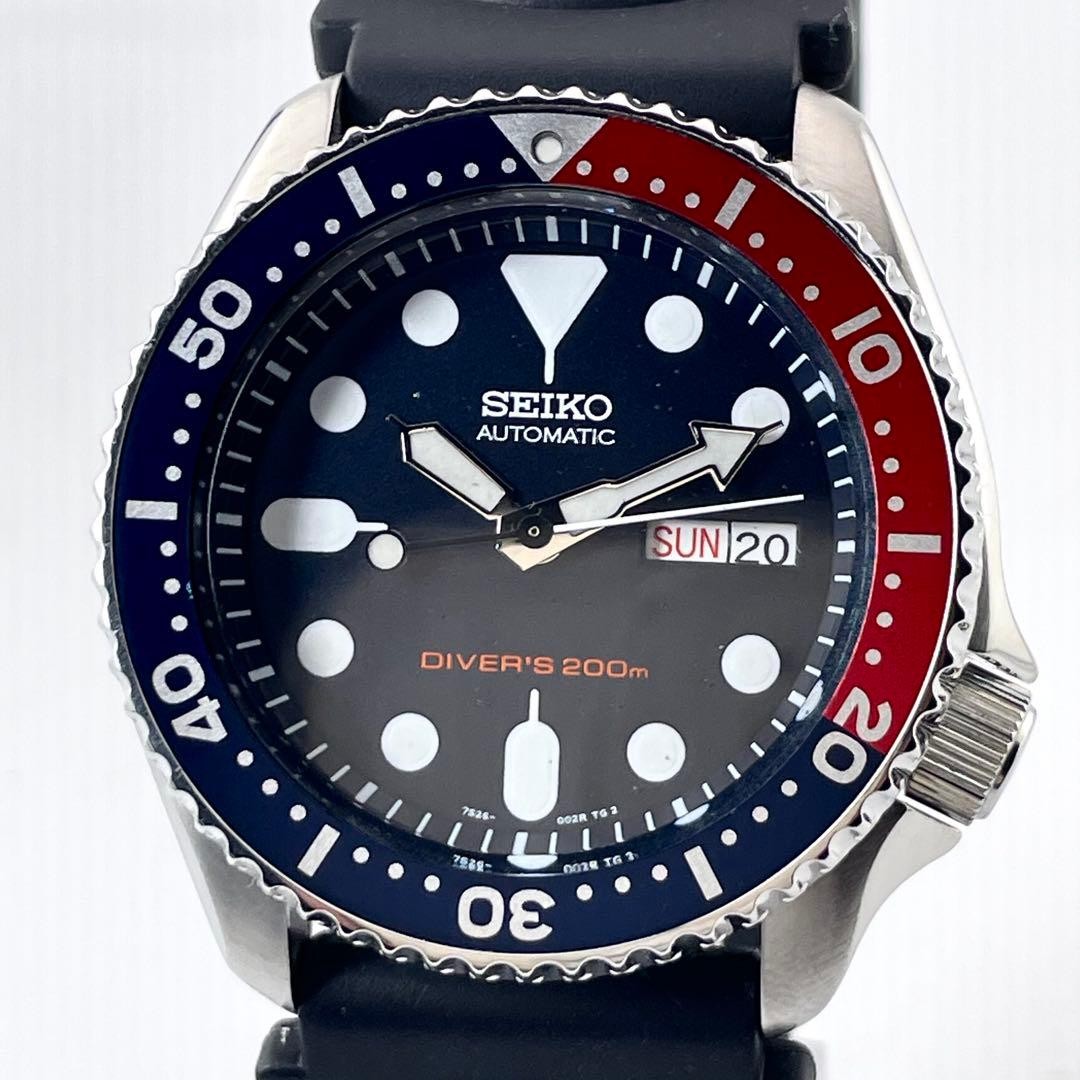 Seiko Navy Boy Pepsi Bezel Diver Watch US 4 / UK 2 Black Japan 0713140