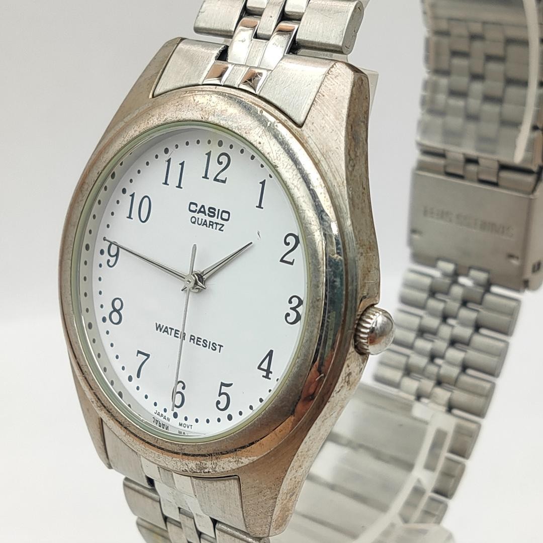 Casio MTP-1129 Quartz Analog Stainless Steel Watch Dead battery