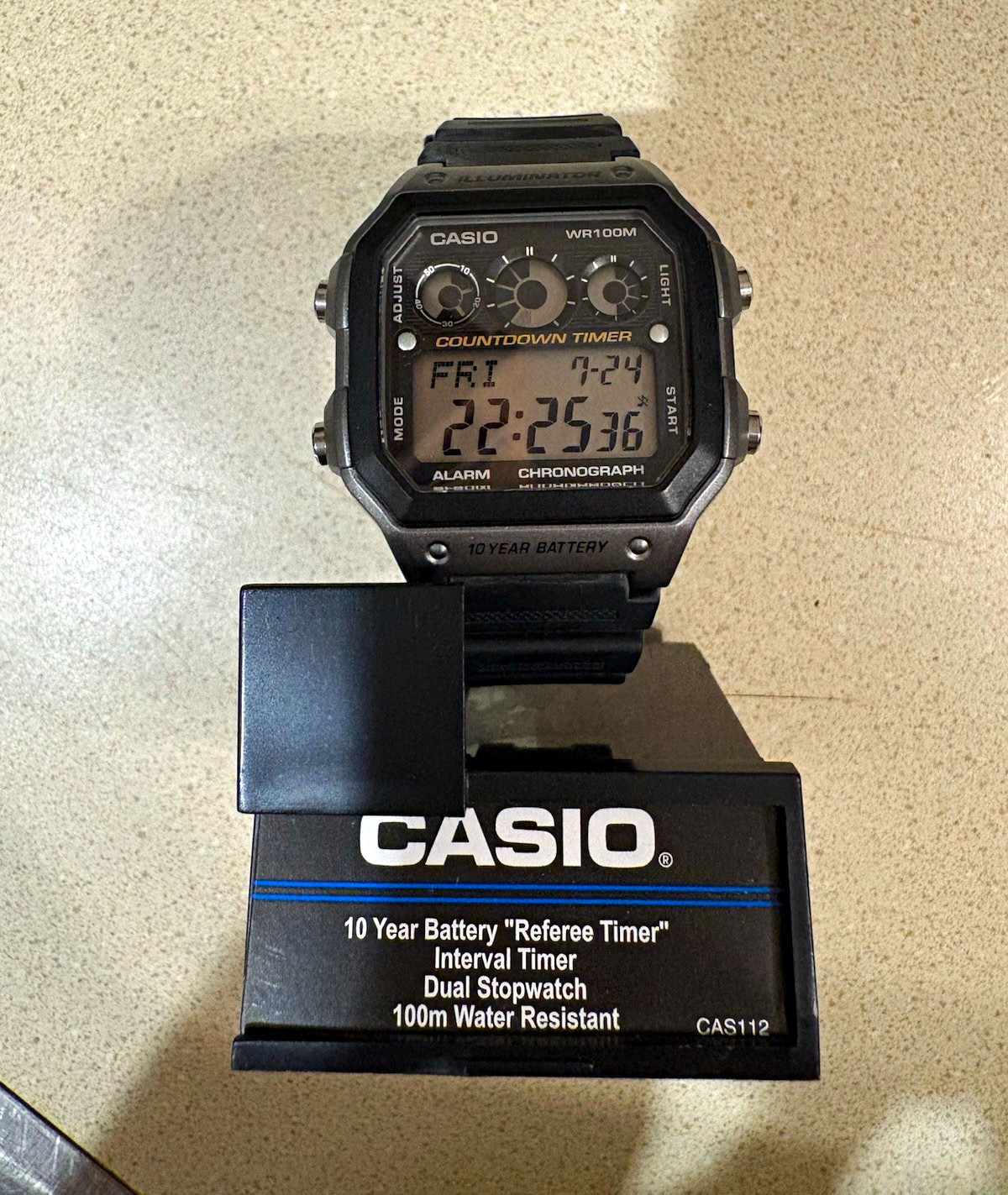 Casio Referee Timer Digital Quartz Sport Watch