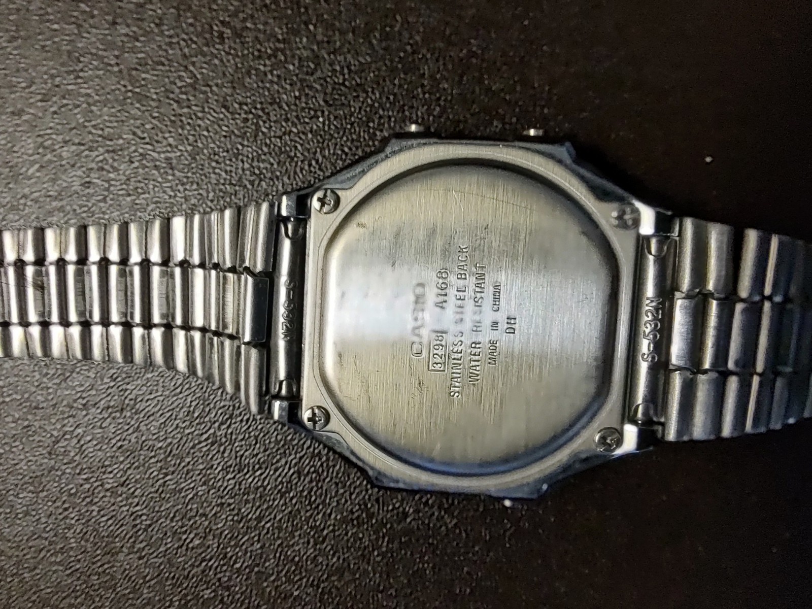 Casio Digital Illuminator A168 Watch-working