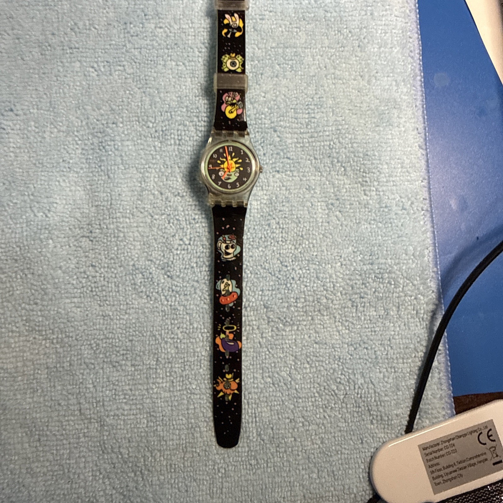 🇨🇭Swatch Watch ULO LK174 1999 Rare Working has a nee battery clear case too!