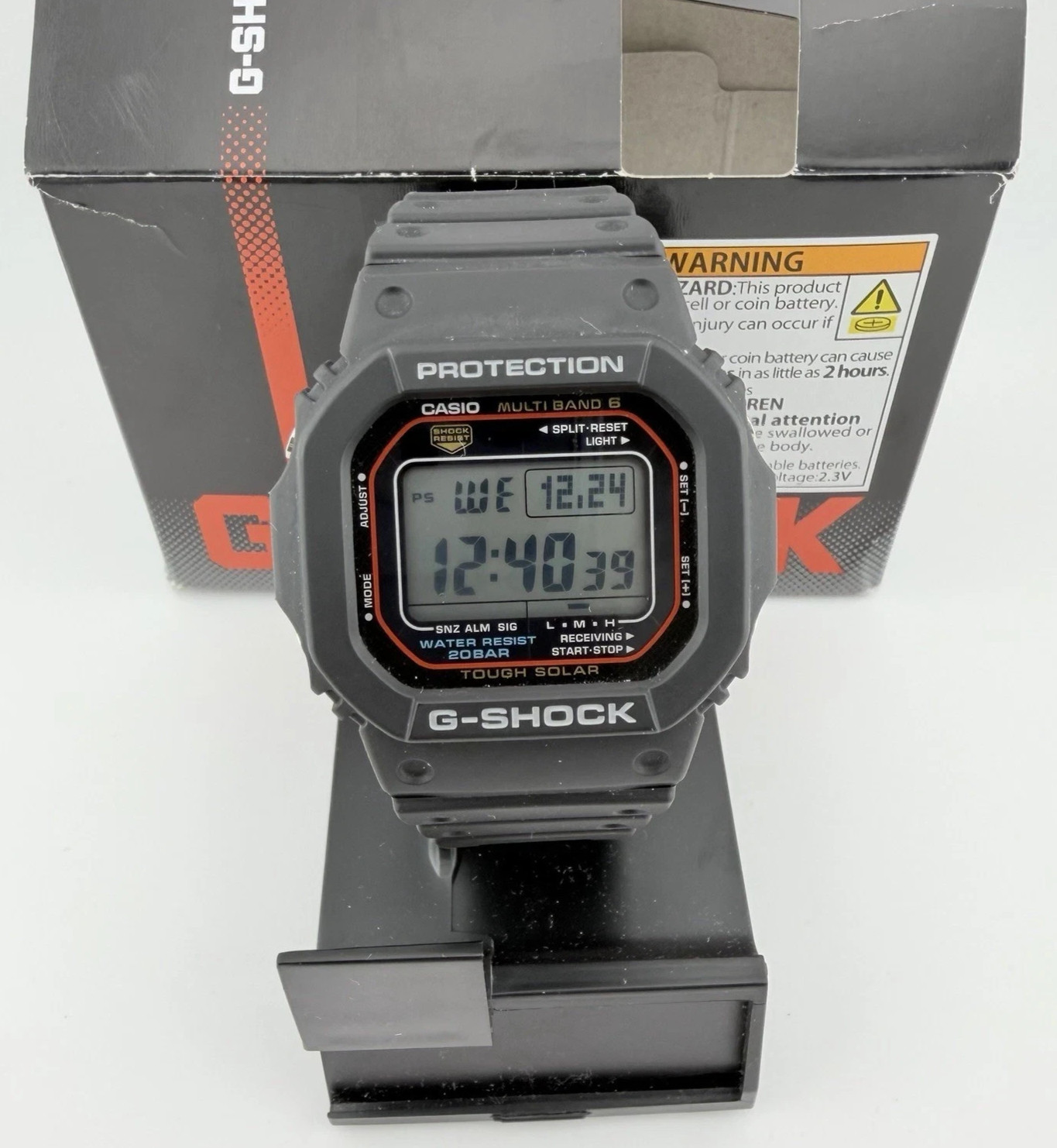 Casio G-Shock GW-M5610U Tough Solar Men’s Watch Atomic Multiband 6 GW-M5610U-1