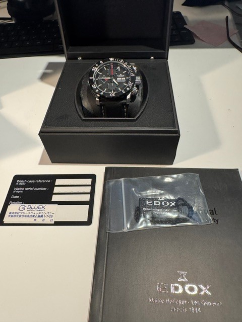 The Edox Chronoffshore 1 Automatic Chronograph 500m Swiss Diver – MINT!