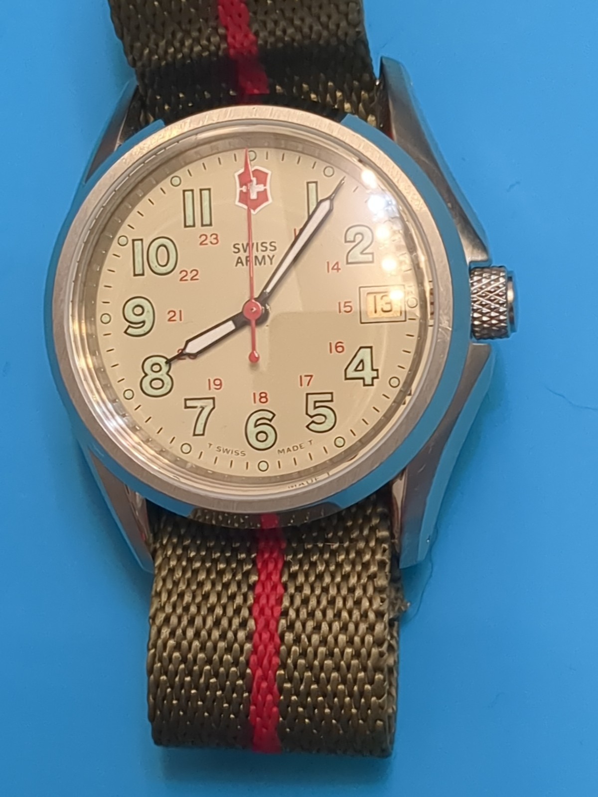vintage Swiss Army Watch ETA 2824-2 automatic with Modern, Waterproof Case