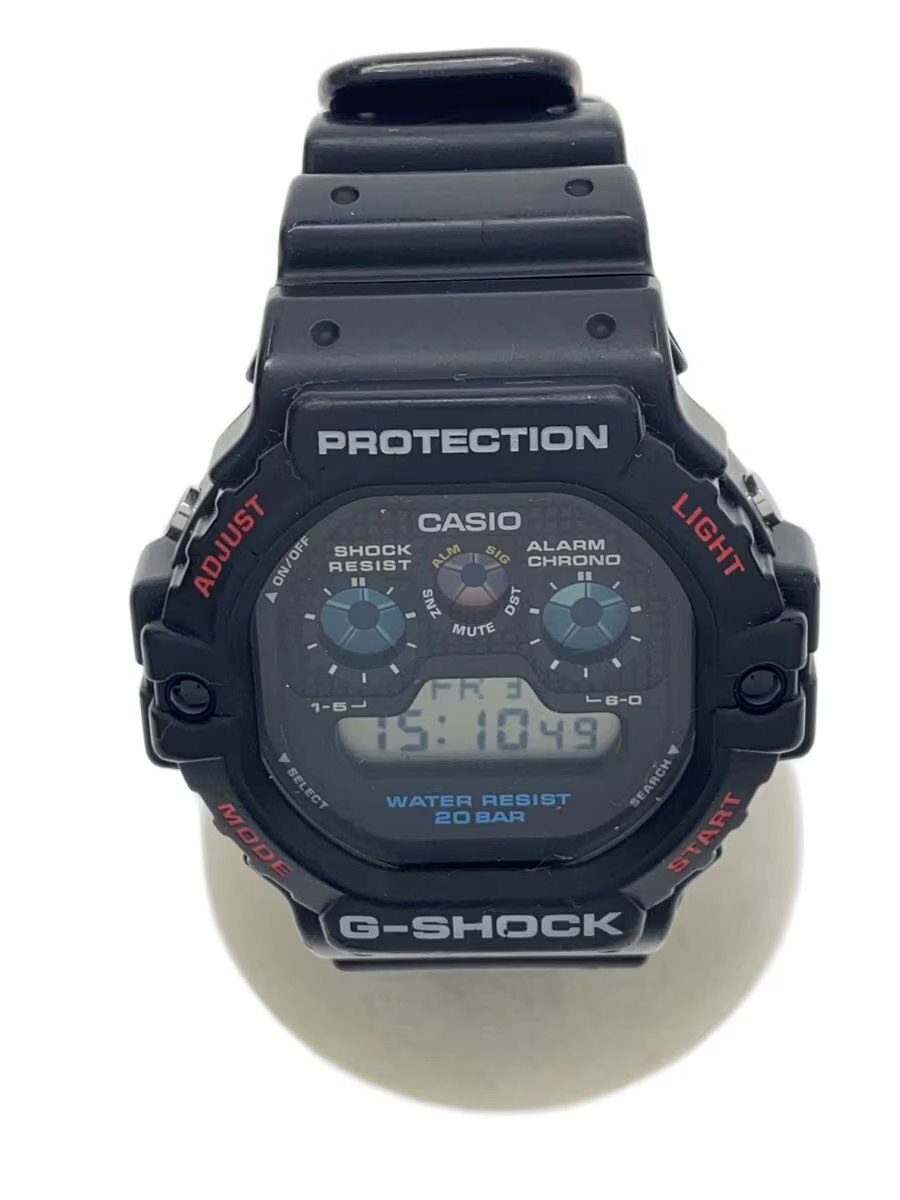 CASIO Quartz Watch G SHOCK Digital Rubber Black DW 5900