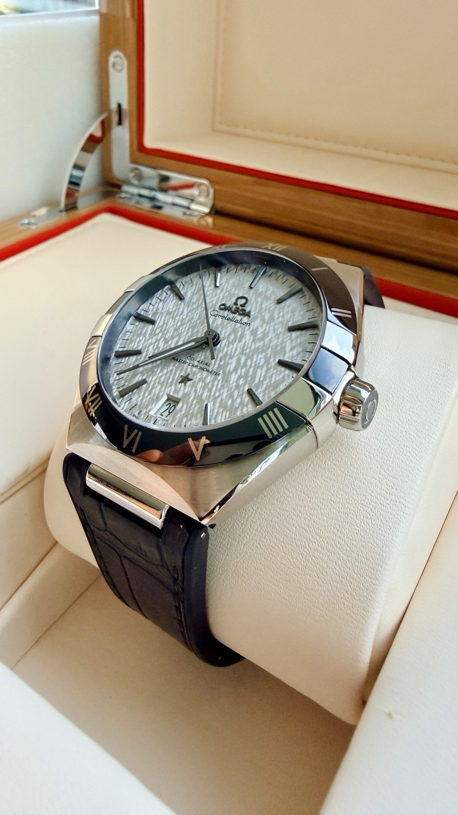Omega Constellation Co-Axial Master Chronometer 41mm Grey Dial – Full Set