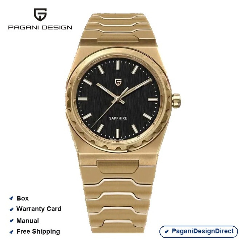 Pagani Design PD-YS020 Gold Black Stainless Steel Automatic Men’s Watch