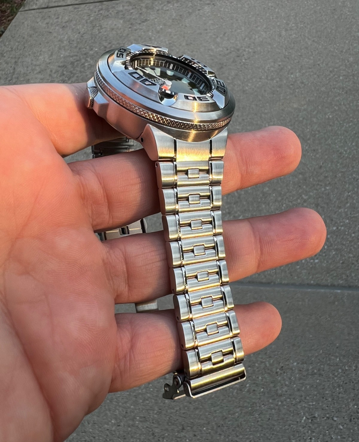 Citizen “Eco-Zilla” – BJ8050-59E , 300M Professional Diver – OnBracelet – Rare