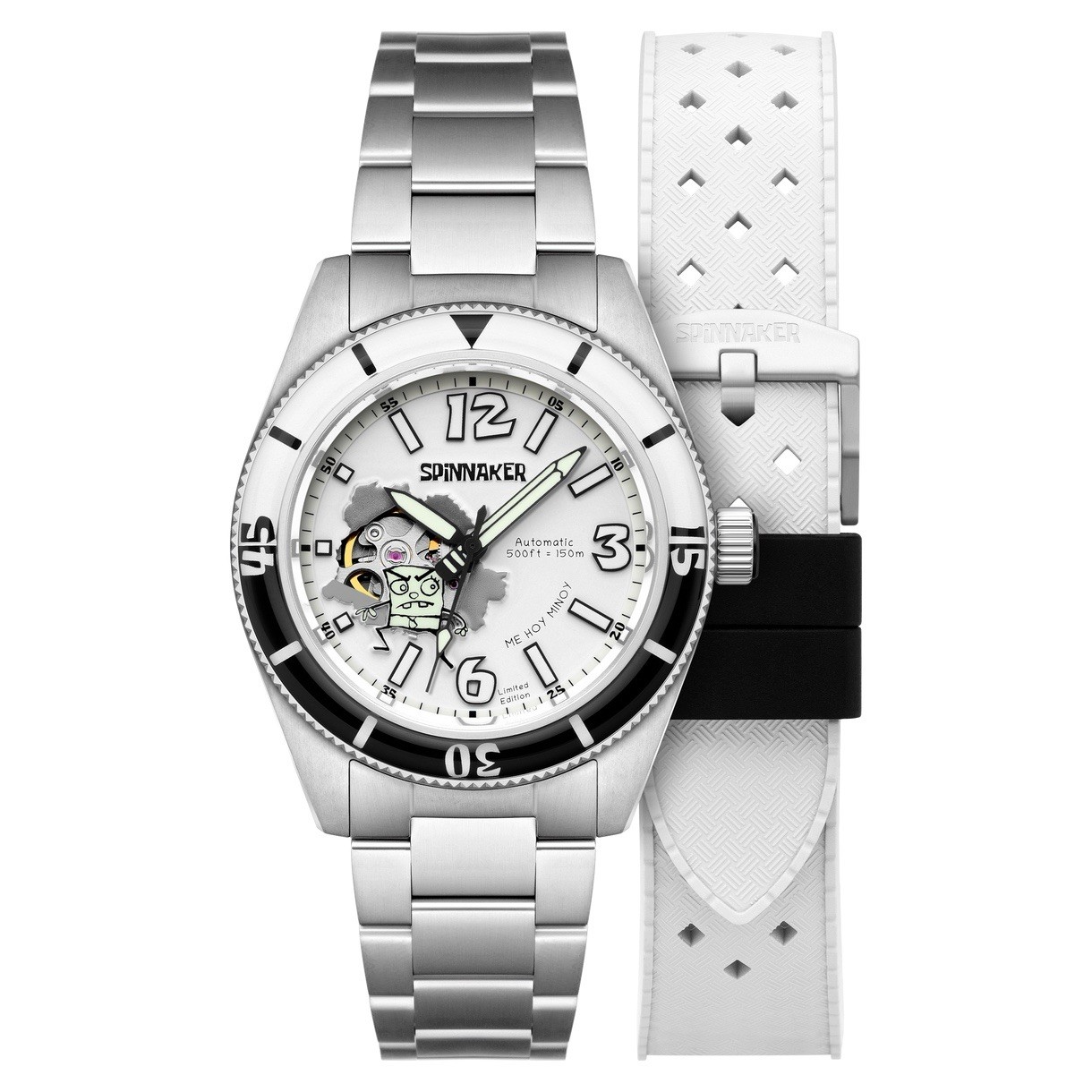 Limited Edition SpongeBob Doodlebob Spinnaker Fleuss Automatic Men’s Watch 1/600