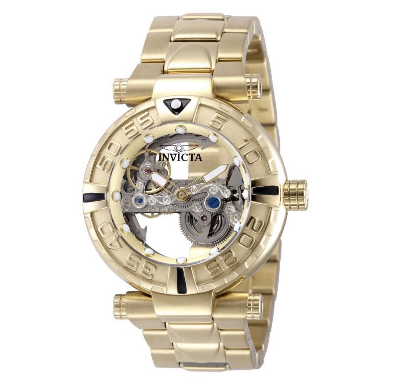 🔥Invicta Subaqua Nebula AUTOMATIC 47mm Gold tone Skeleton Dial Mens Watch 49506