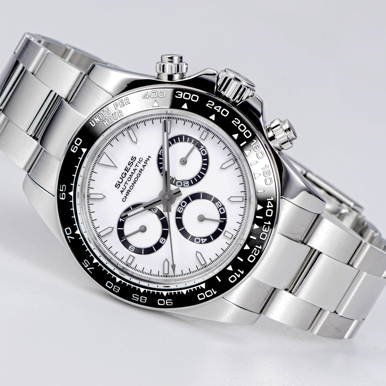 Sugess Chrono Racing High Beat 28,800 Bph Chronograph Mens Watch S418-2.002.S
