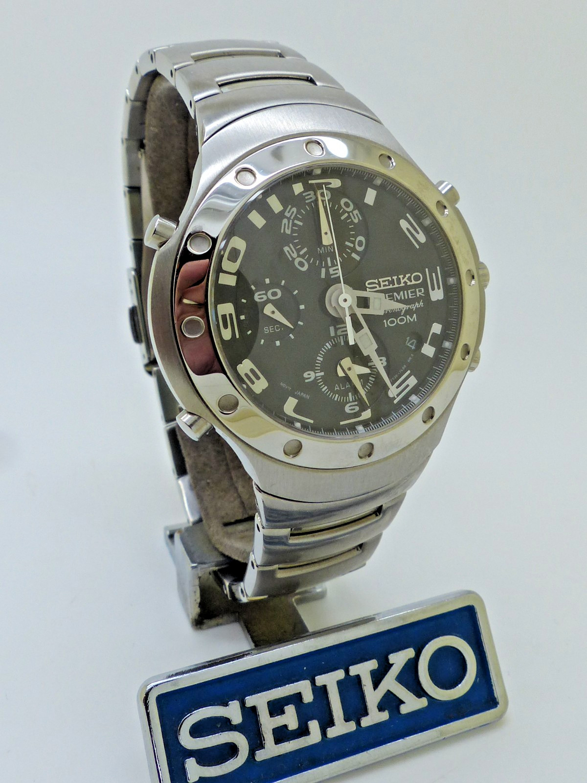 Seiko Premier Chronograph 7T32-7H80 Ref SDWG21P High Quality Gents Watch