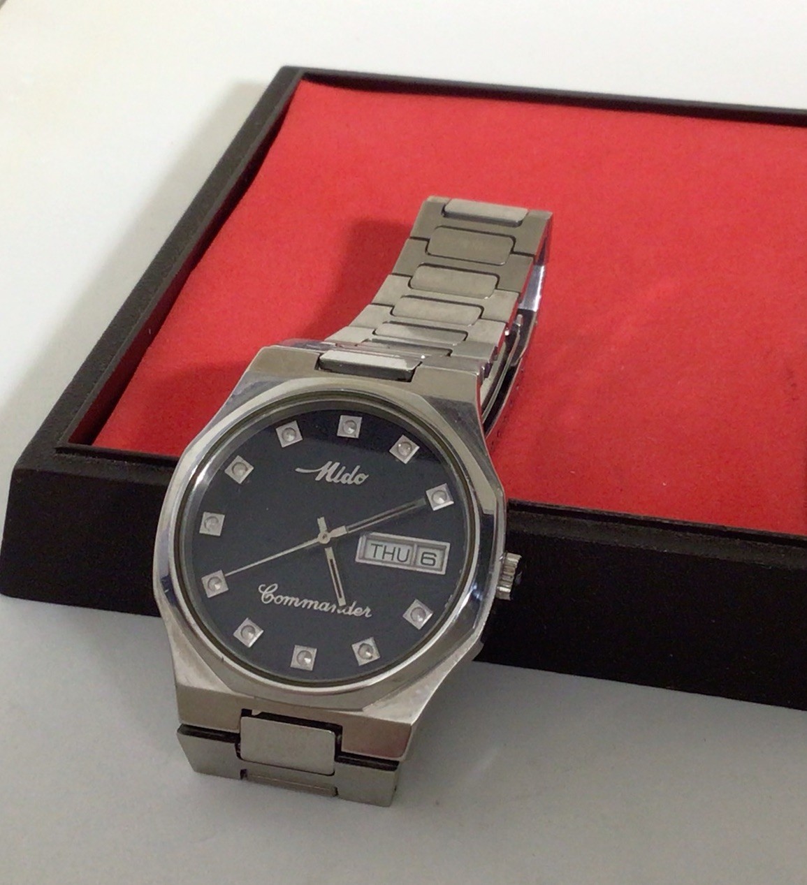 Vintage MIDO COMMANDER Ref.8018,Cal.12784,17J Automatic,Ca.1970,Working.