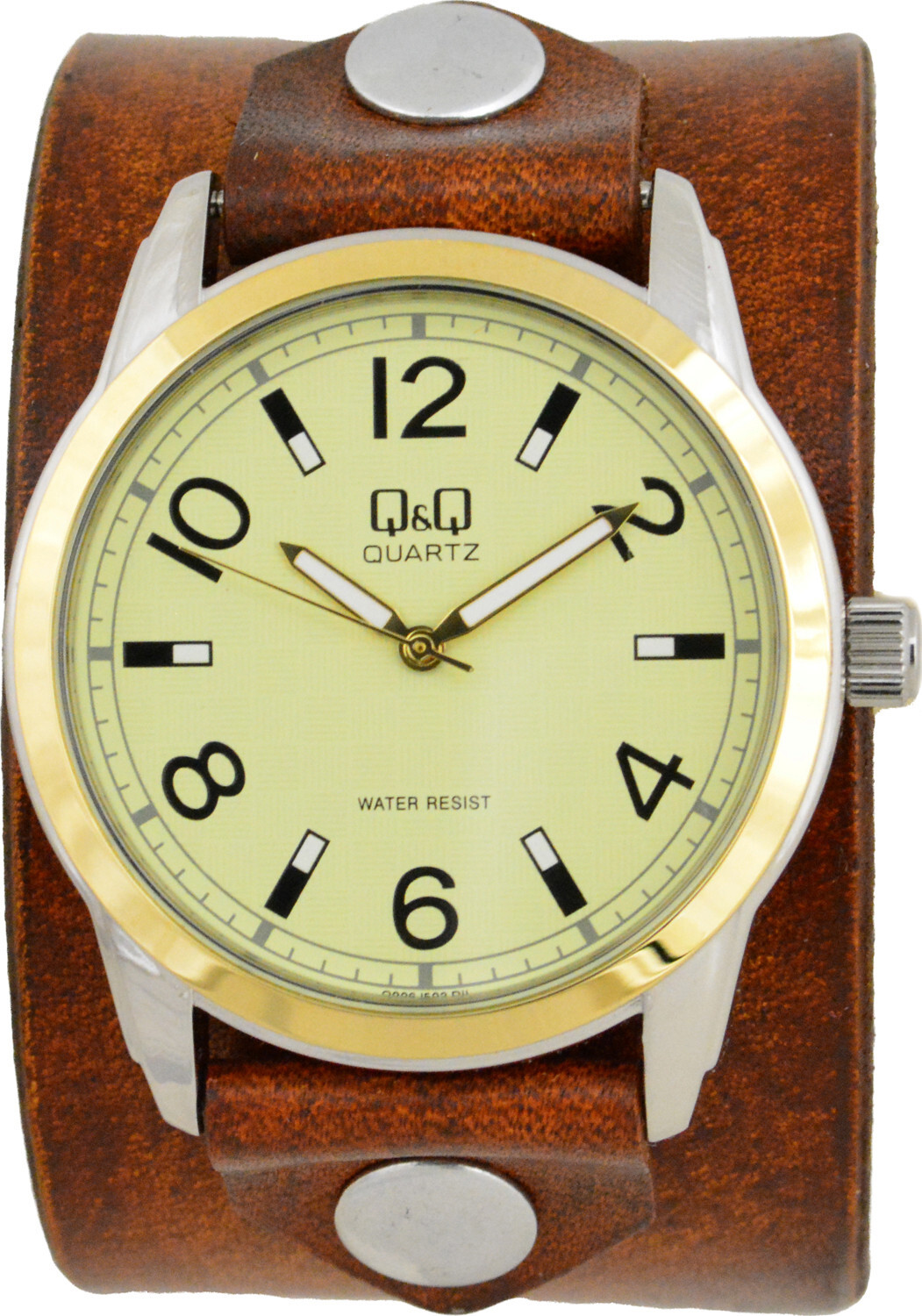 CuffWatches – Leather Cuff Watch – Wrap Around Cuff