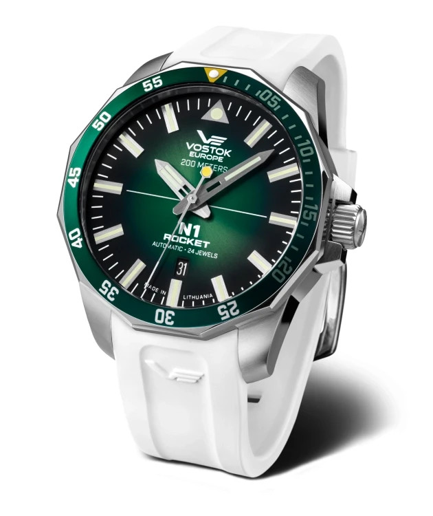 Vostok Europe Rocket N1 Automatic NH35-​225A710 Silicone Strap