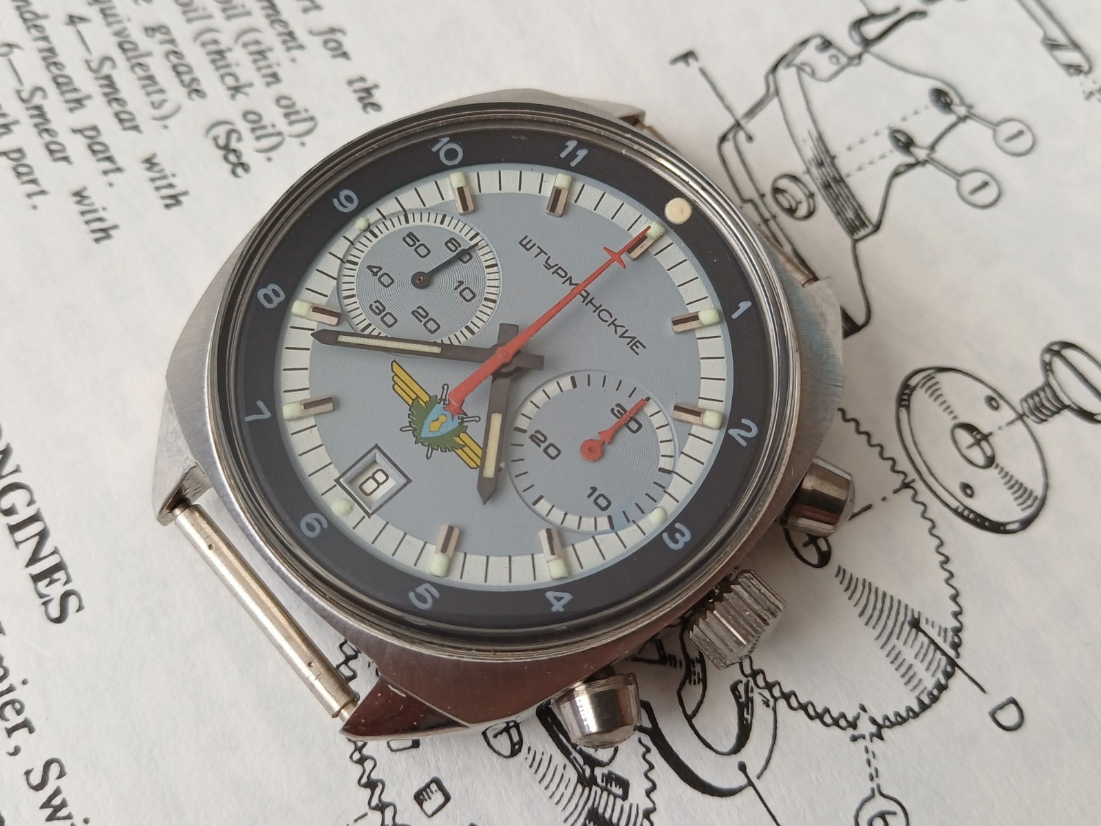 Poljot Sturmanskie 31659 Soviet Military Issue Pilot Watch