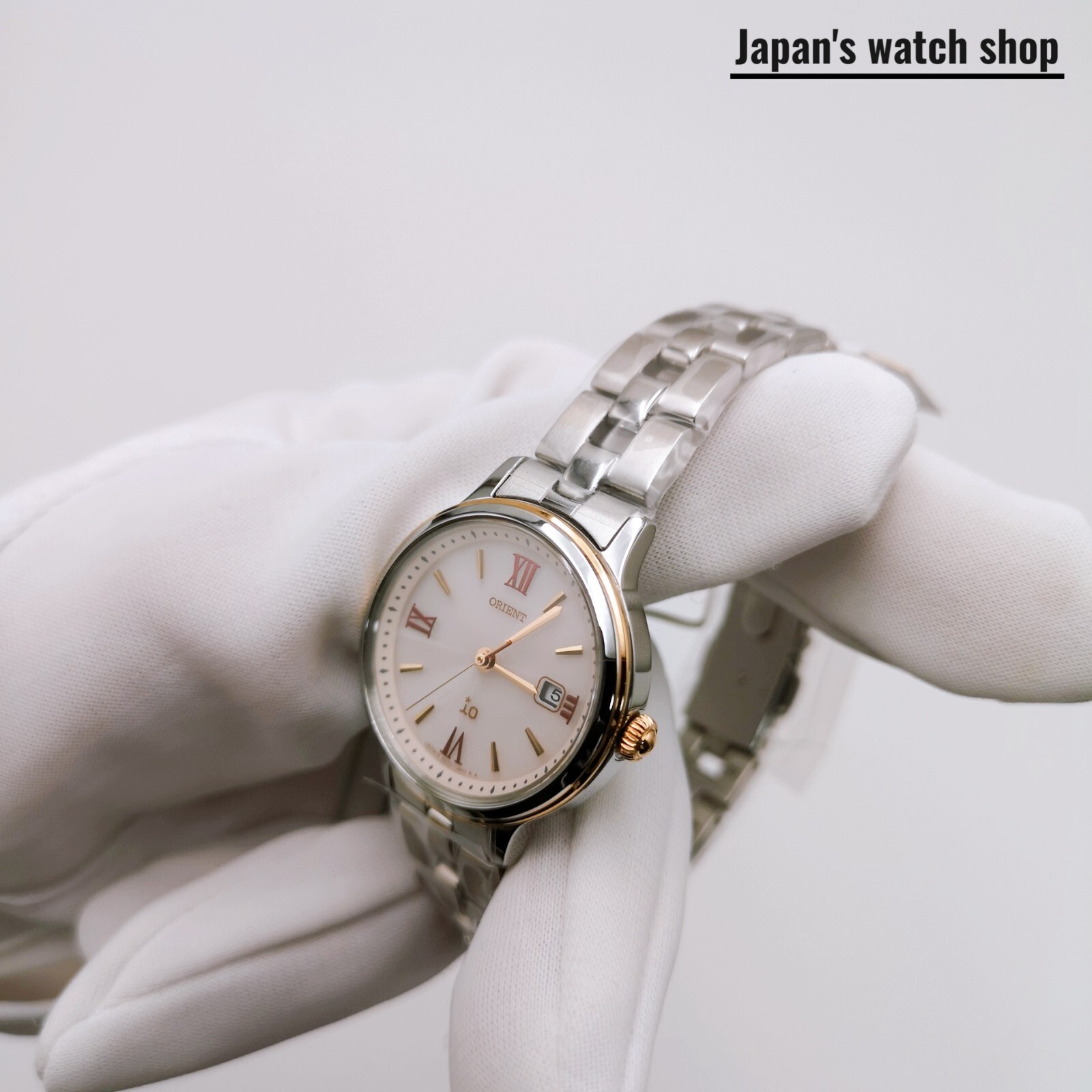 ORIENT iO NATURAL & PLAIN LIGHTCHARGE RN-WG0006P Pink Women’s Watch New in Box