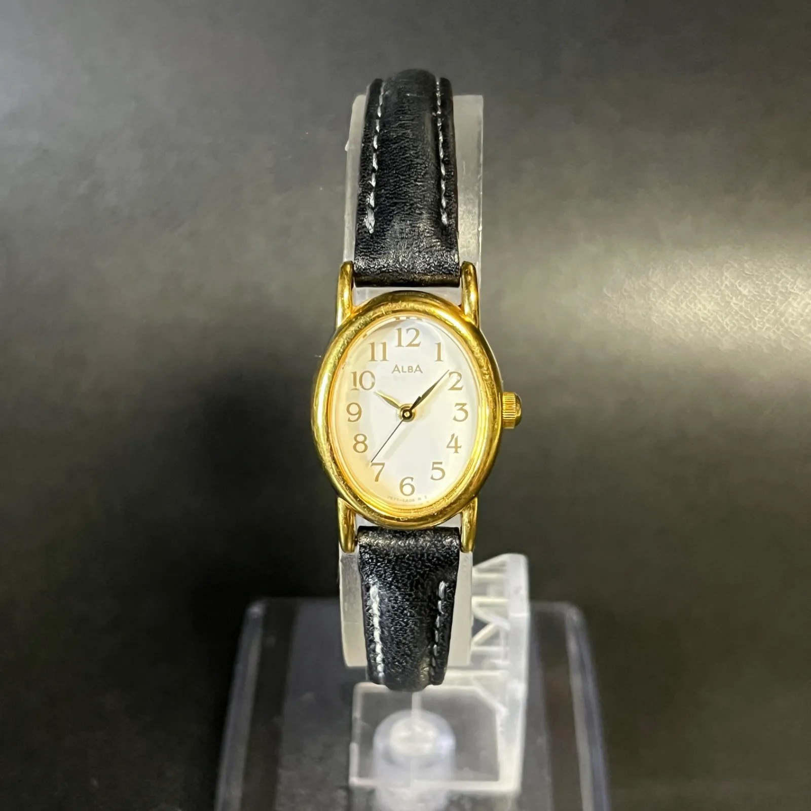 [Working Condition] SEIKO ALBA Quartz Oval Watch, Battery Replaced, Functionalit
