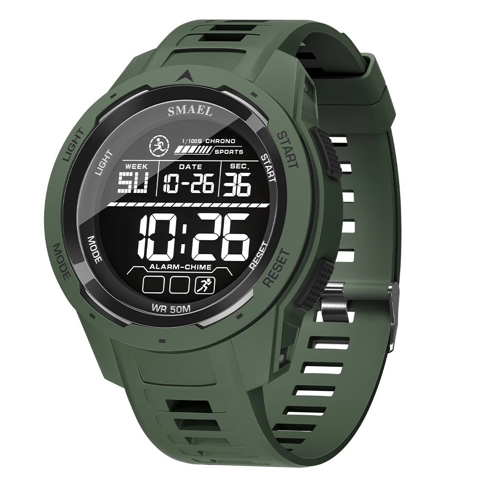 Men’s 50M Waterproof Sport Digital Military Smart Watch Gym Fitness Running Gift
