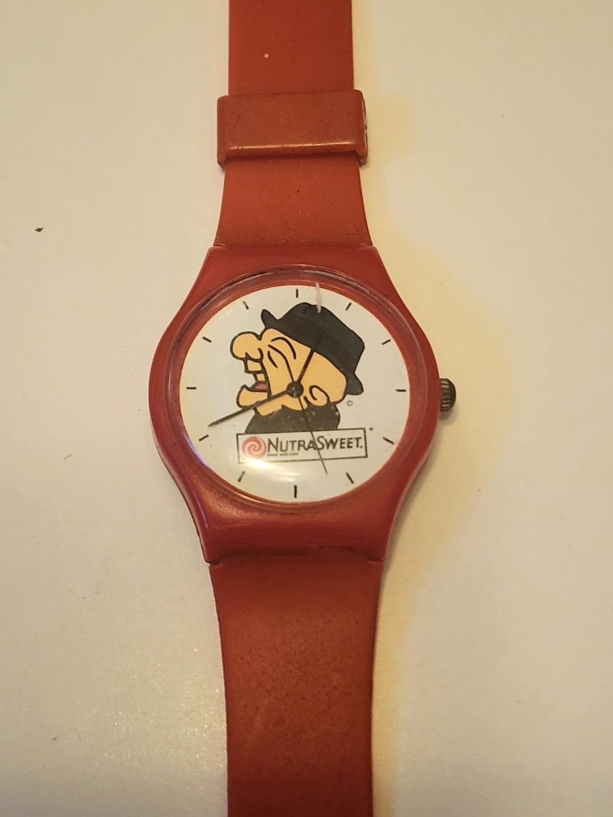 Vintage 1995 Nelsonic NutraSweet Mr. Magoo Advertising Wristwatch Japan Movement