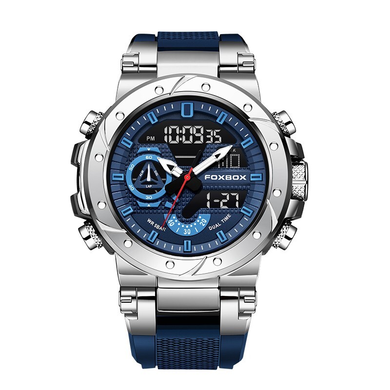 Luxury Men’s Watch Quartz Diver Sport Digital Luminous 50m Waterproof Wristwatch