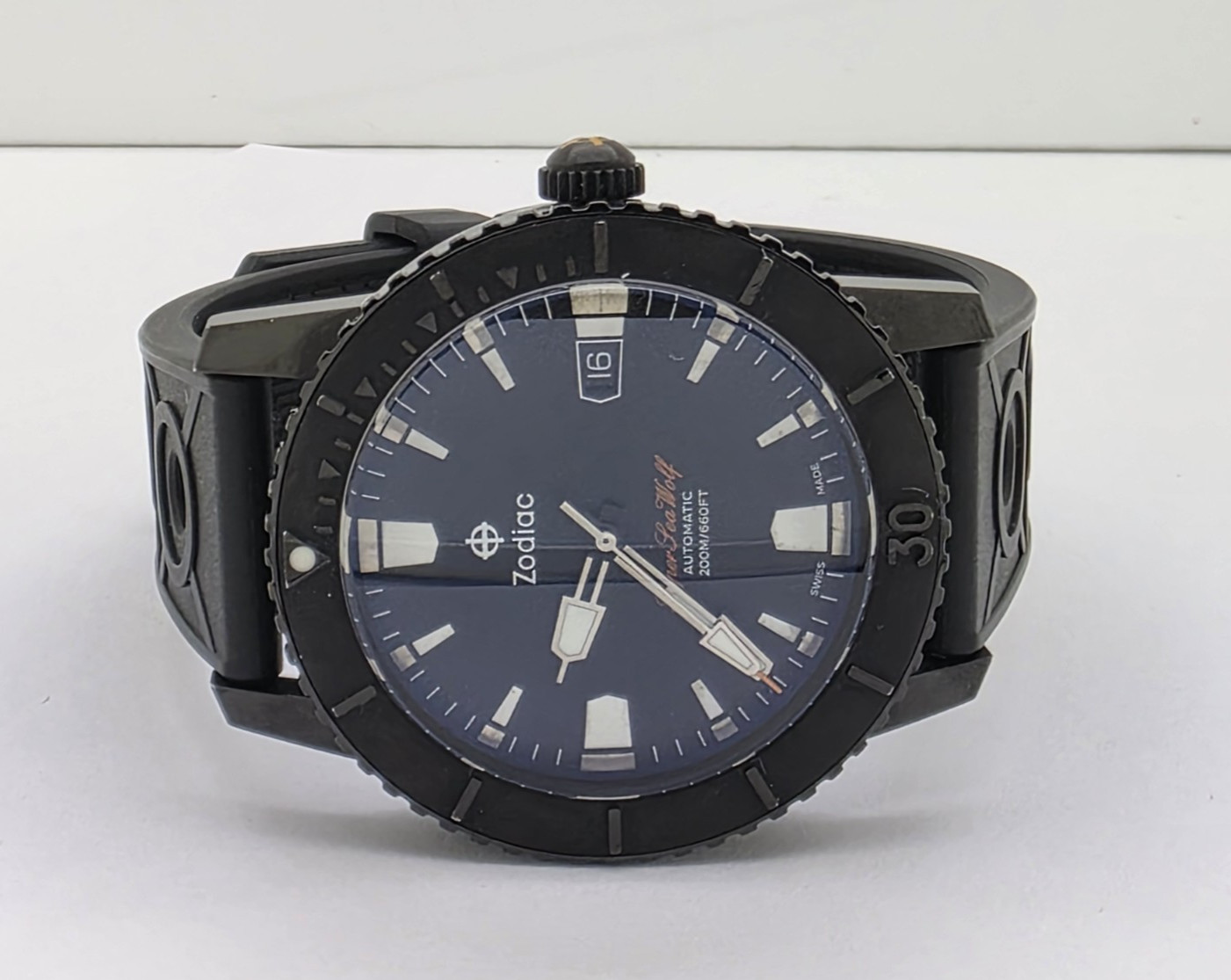 LE Zodiac Super Sea Wolf 53 Compression Automatic Watch ZO9289