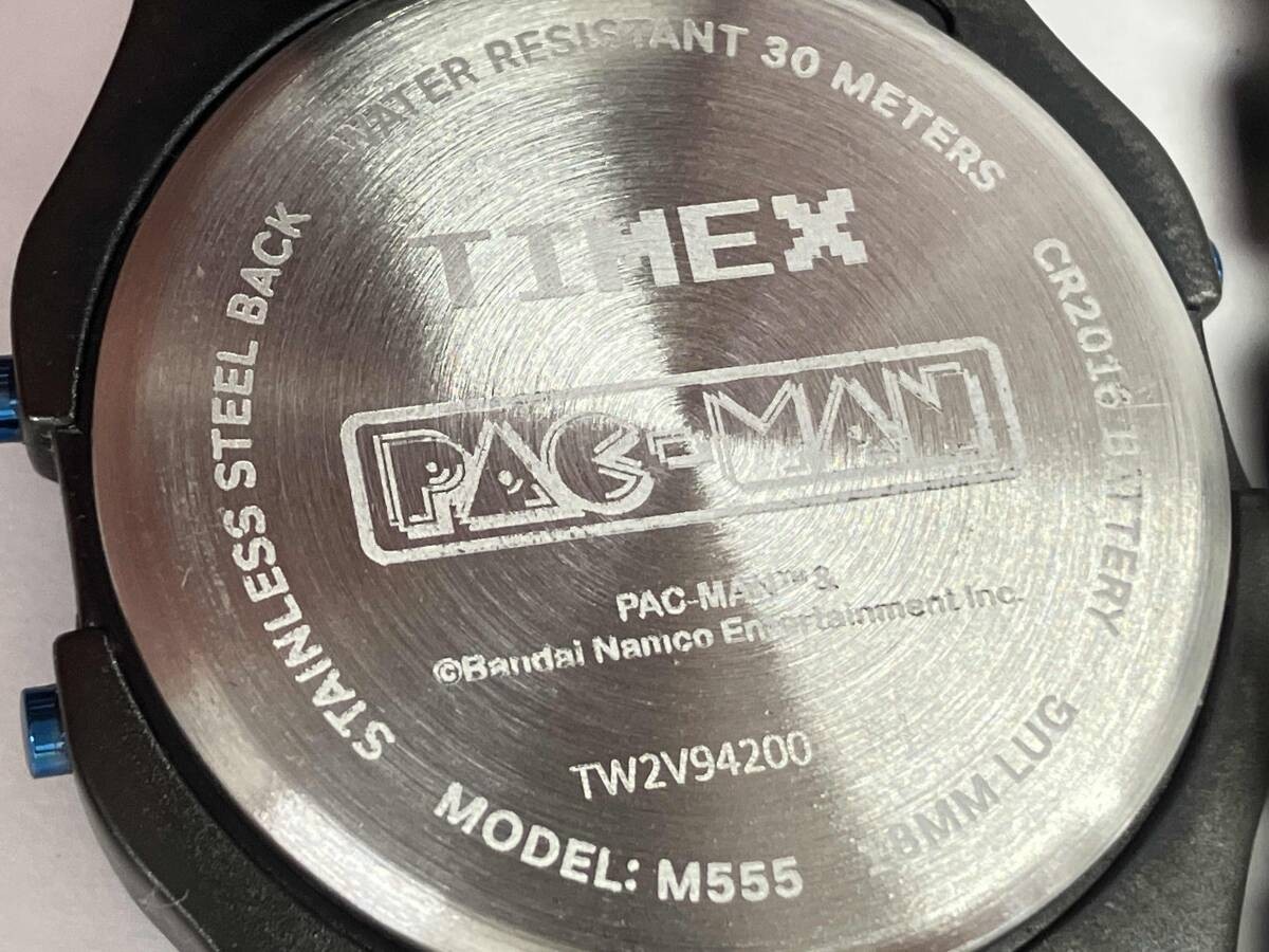 TIMEX TW2V94200 PacMan Collaboration Wristwatch Quartz Timepiece Authentic