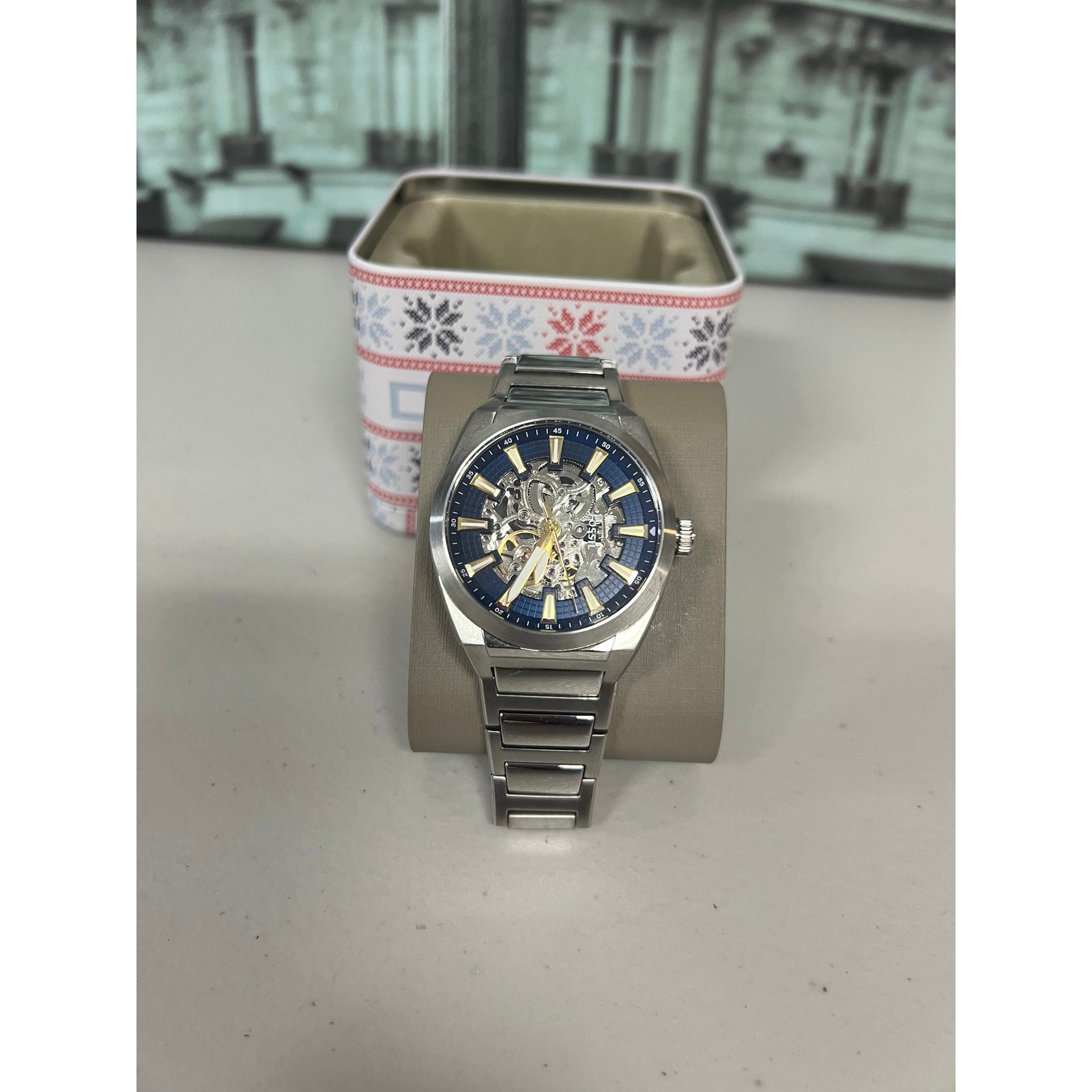 Fossil ME3220 Everett Automatic Stainless Steel Watch