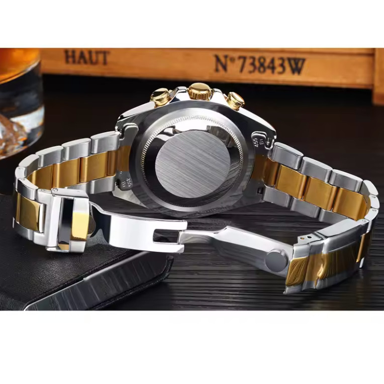 PAULAREIS Automatic Self Wind Mechanical Watches for Men Stainless Steel Watch