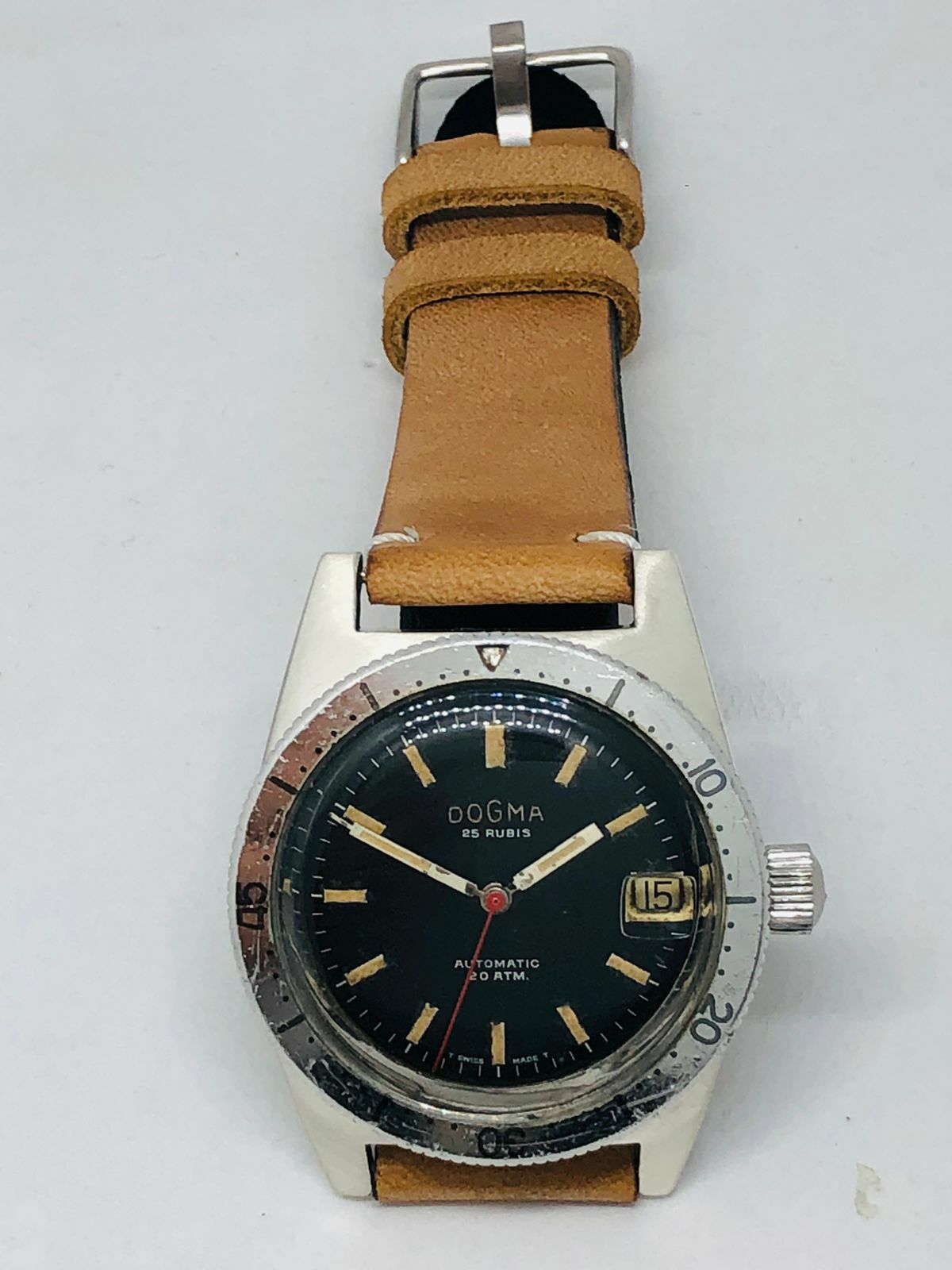 RARE DOGMA DE LUX AUTOMATIC DIVER`S Ref.511301 Cal. F 4007 200m 20 ATM. CALENDAR