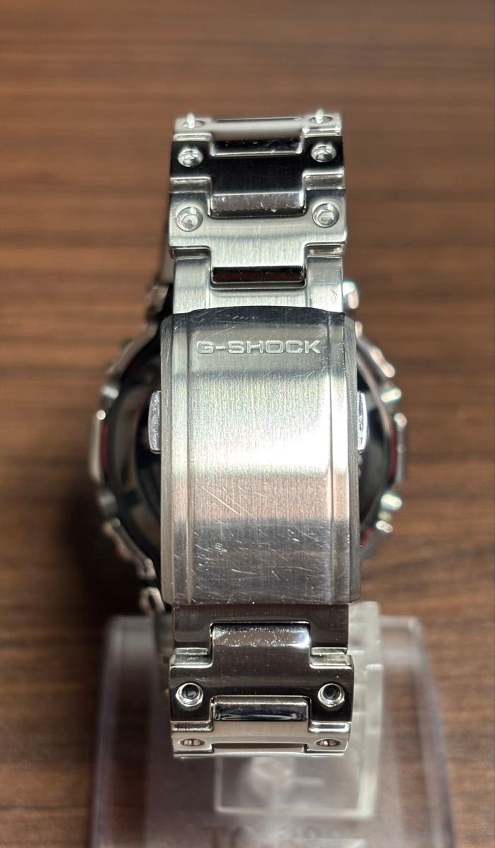 【Excellent】CASIO G-Shock GMW-B5000D-1JF Silver Bluetooth Full Metal Men’s Watch