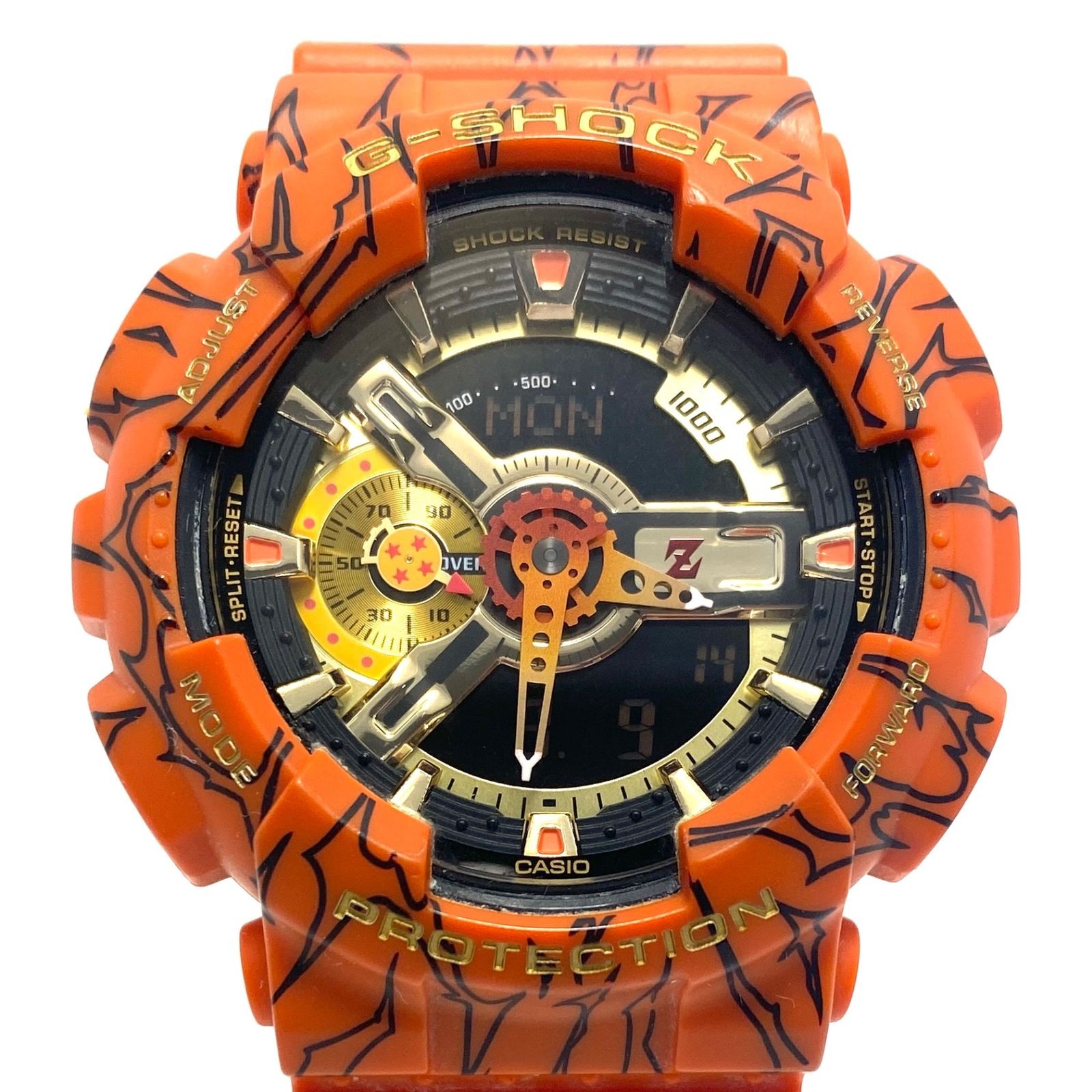 Rare Men’s Watch Casio G SHOCK GA 110JDB 1A4JR Dragon Ball Z Collaboration Model