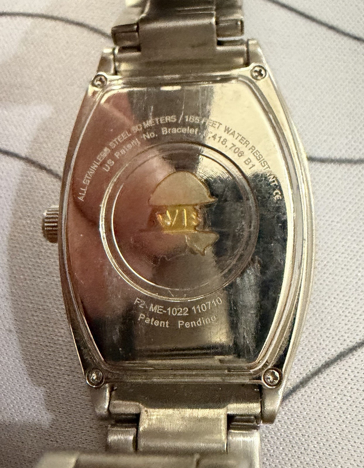 Fossil Twist Series Semi-Skeleton Model ME1022 Women’s Watch Stainless Steel ￼