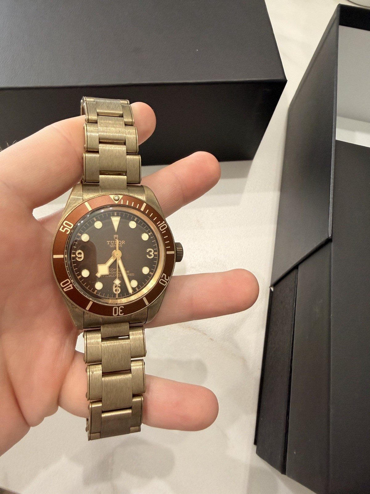 TUDOR Black Bay 58 Bronze Boutique Edition 39mm Watch Set Box Paper