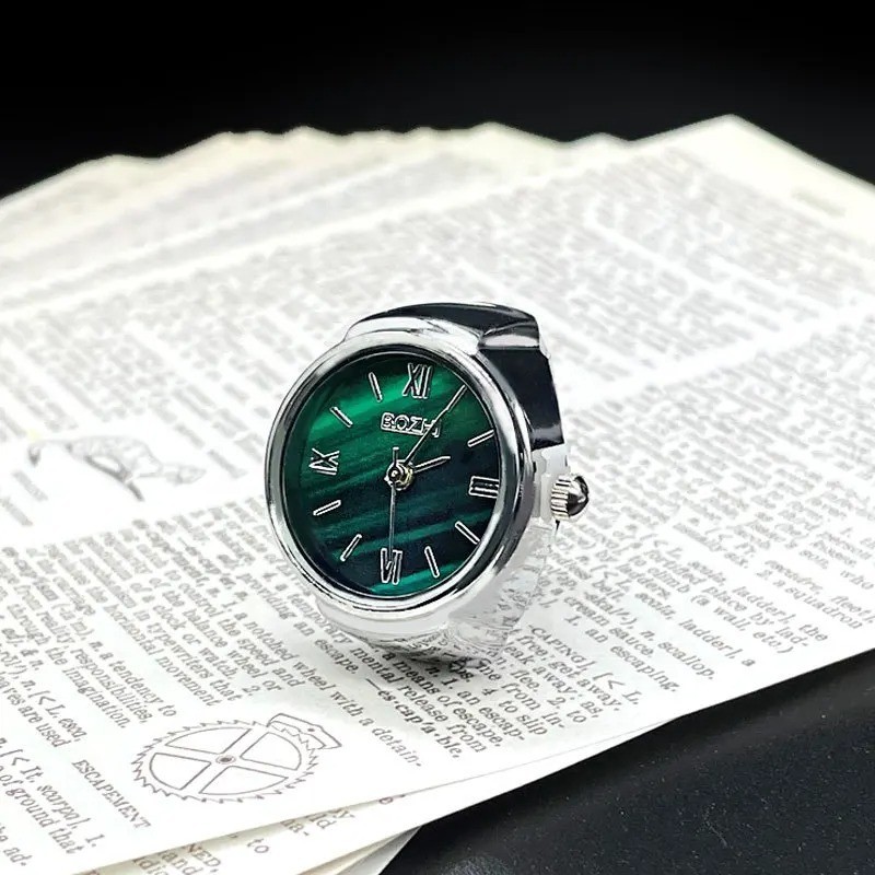 Hot Selling Finger Watch Ring Creative Movement Fashion Accessories Vintage Allo